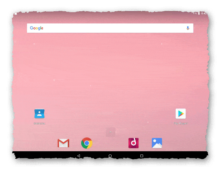 рабочий стол Android