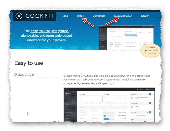 официальный сайт проекта Cockpit