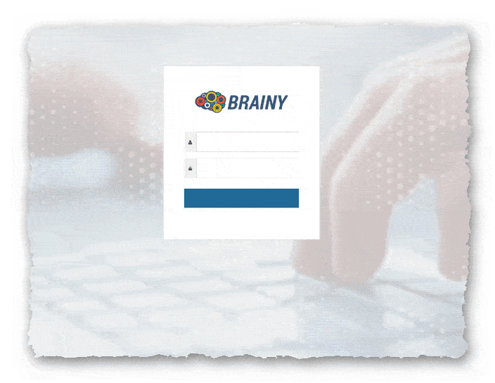 форма входа панели Brainy