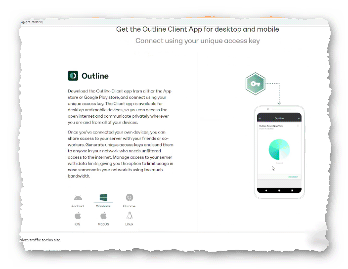 приложение Outline-client