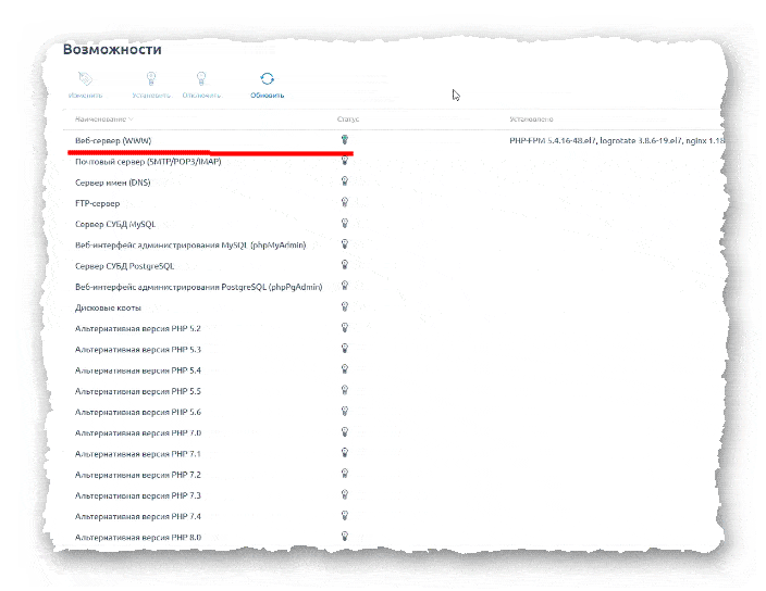 Nginx работает в ISPmanager 6